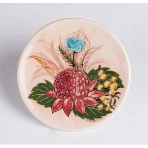 Guy Boyd S Waratah And Wattle Plate Boyd Martin Ceramics