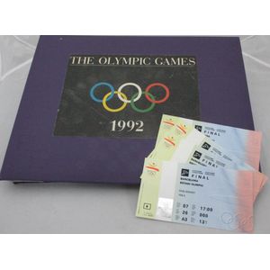 Barcelona Olympics Memorabilia Scrapbooks Sporting Olympics And