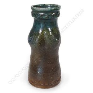 Barry Brickell Large Salt Glazed Sculpted Vase New