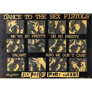 A Pair Of Original Sex Pistols Promotional Posters Length 100