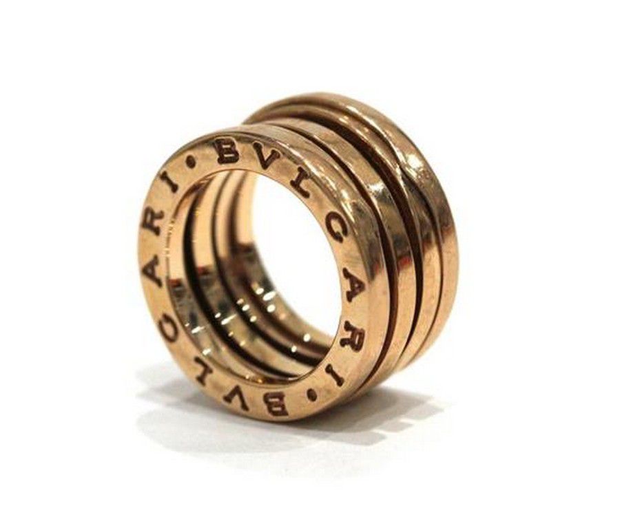 An 18ct rose gold 'B.Zero1 ring' by 