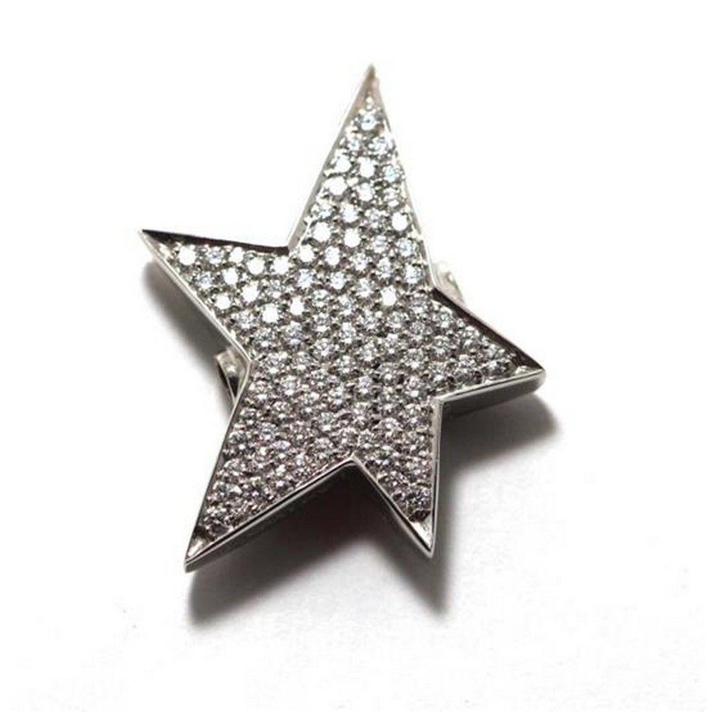 Paspaley Diamond Swap Clasp with Stellar Design - Brooches - Jewellery