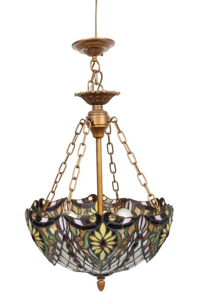 Sunflower Stained Glass Pendant Light Ceiling and Pendant Lights