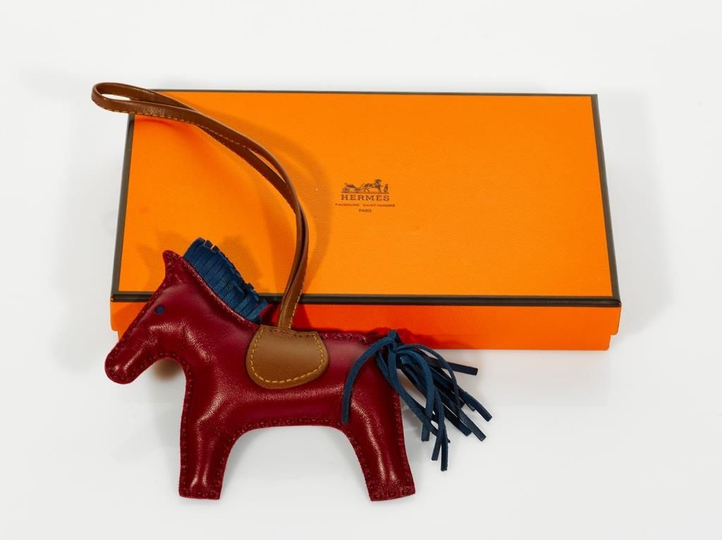 Hermes Red Rodeo Horse Bag Charm with Box - Handbags & Purses - Costume ...