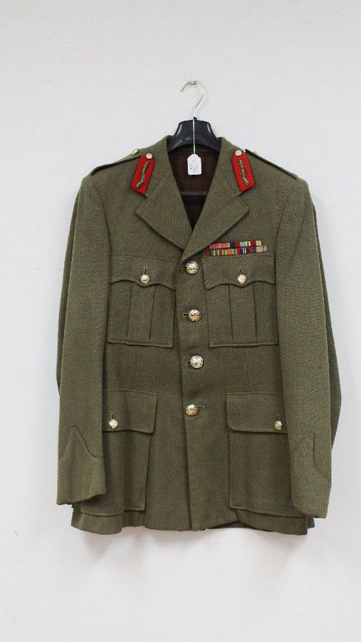 Australian Army Officer Tunic with General Collar Insignia - Uniforms ...
