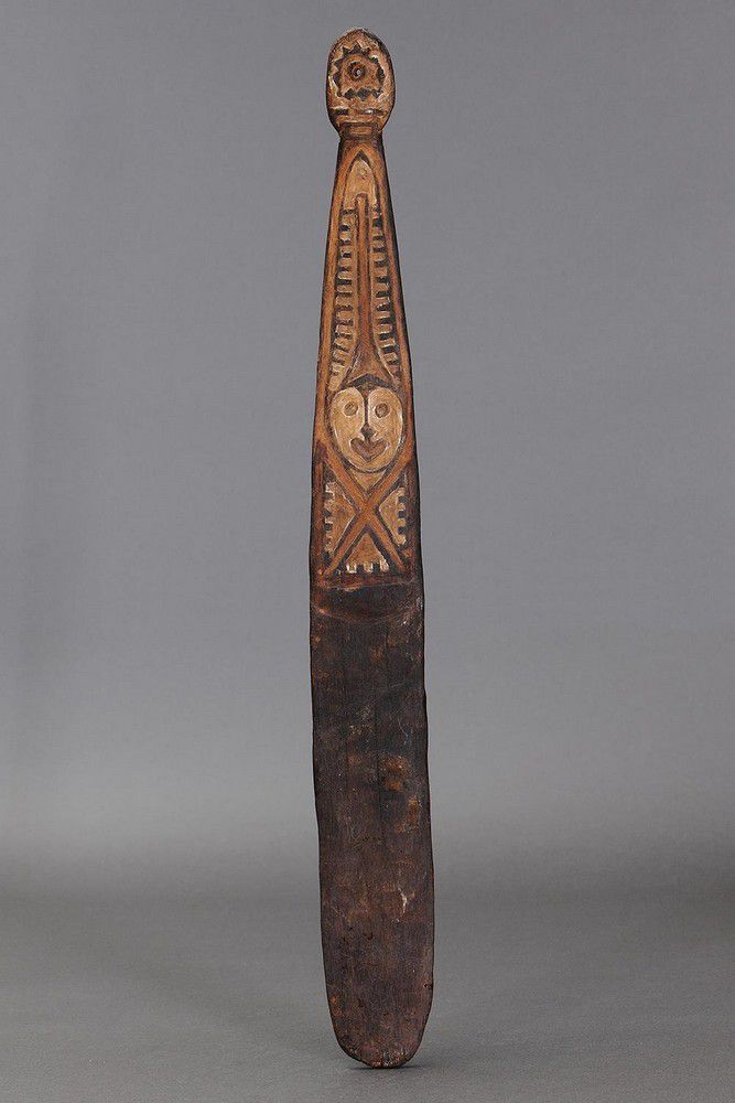 Papuan Bullroarer: Honored Ceremonial Instrument - New Guinean - Tribal