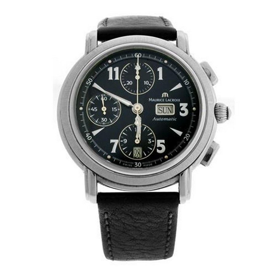 Maurice Lacroix Chronograph Watch with Box and Papers - Watches - Wrist ...
