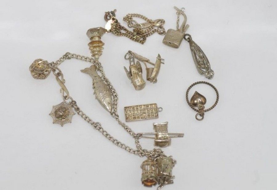 Oriental Charm Bracelet with Extra Charms - Bracelets/Bangles - Jewellery