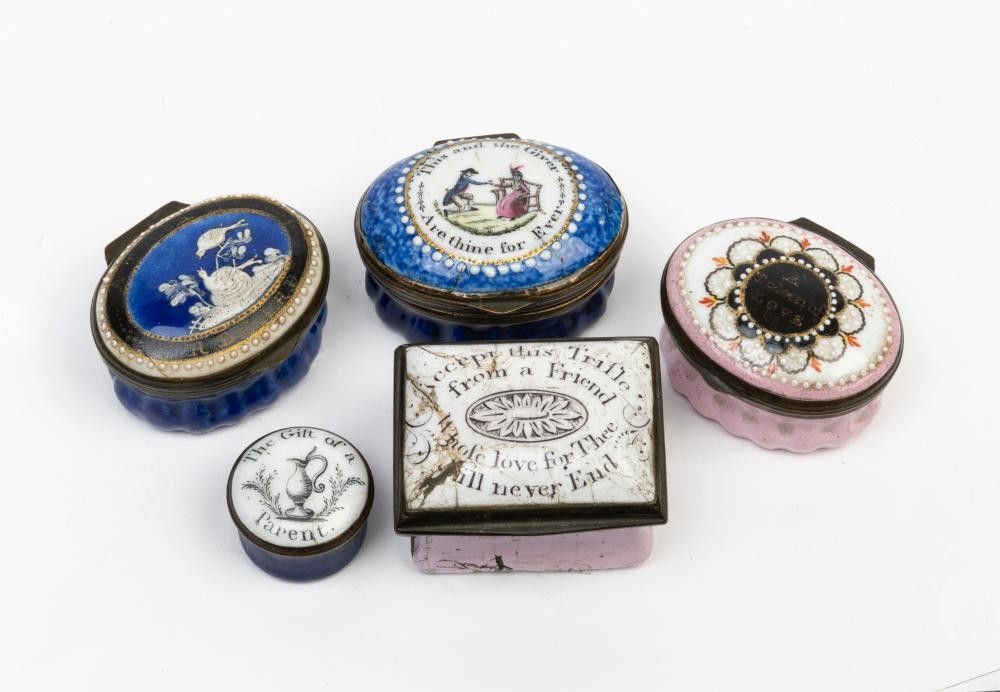 Georgian Enamel Patch Boxes: Sentimental Love Tokens from 18th Century ...