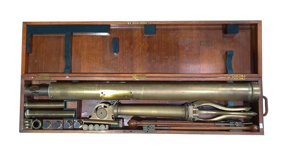 19th Century Brass Telescope By Simon Plossl Of Wien Optical ZOther 19th-century-brass-telescope-by-simon-plossl-of-wien-optical-zother