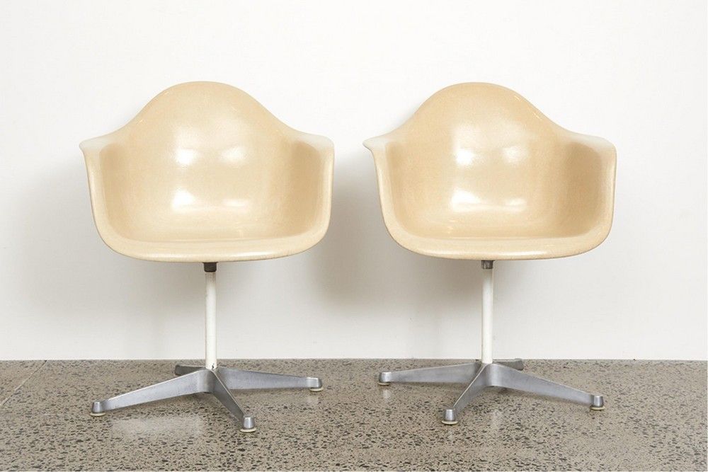 Pair of Pac Armchairs by Charles and Ray Eames, 1953 - United States ...