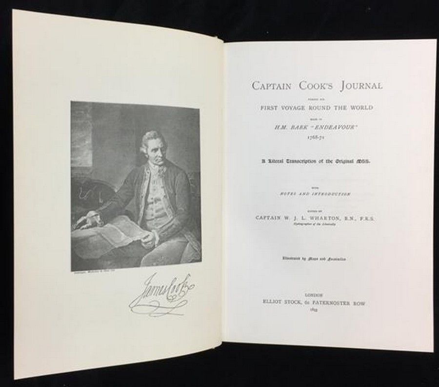 james cook first voyage journal