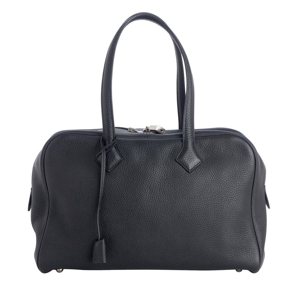 2021 Hermes Victoria II Fourre-Tout 35: Black Togo Leather - Handbags ...