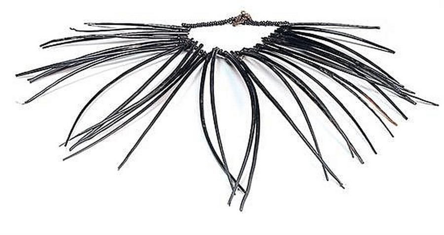 West Papuan Cassowary Quill Neckband - 30cm Long - New Guinean - Tribal