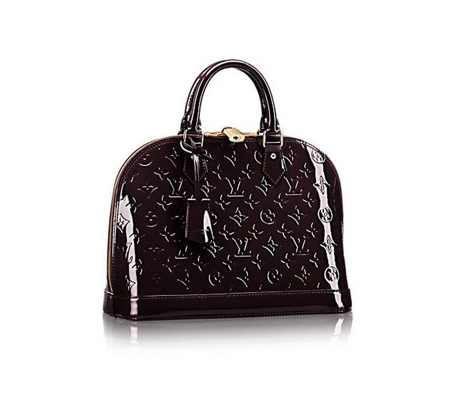 Louis Vuitton Micro Alma Bag Charm Monogram Metal & Canvas