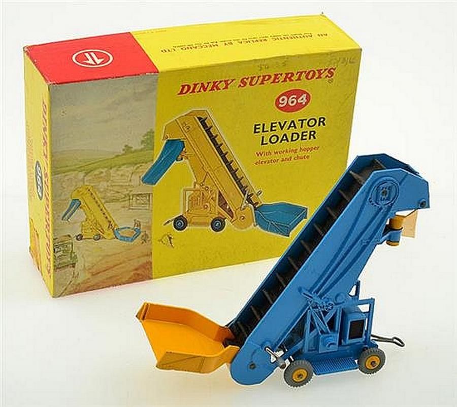 Rare Blue Dinky Elevator Loader, No Packaging (E VG-E) - Branded