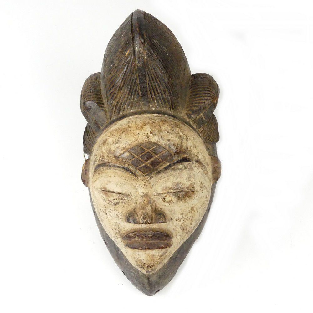 Punu Spirit Mask from Gabon - African - Tribal