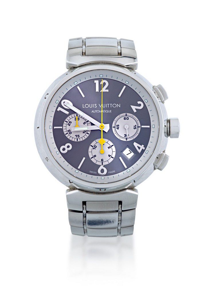 Louis Vuitton tambour Ref Q1120 stainless steel chronograph… - Watches - Wrist - Horology ...