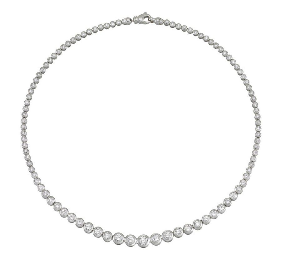 Diamond Riviere Necklace - Necklace/Chain - Jewellery