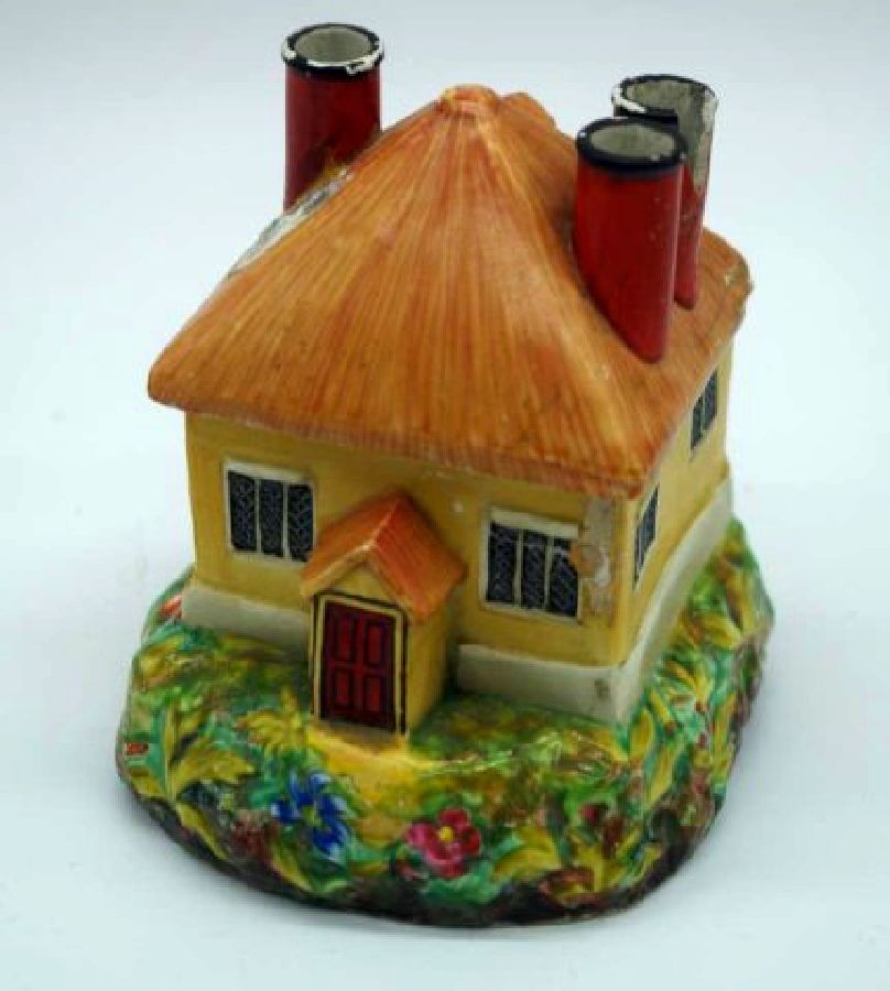 Rare Spode House Pastille Burner with Chimneys - Spode/Copeland - Ceramics