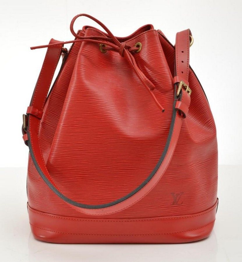 Louis Vuitton Rouge Epi Noe Bag - Handbags & Purses - Costume ...