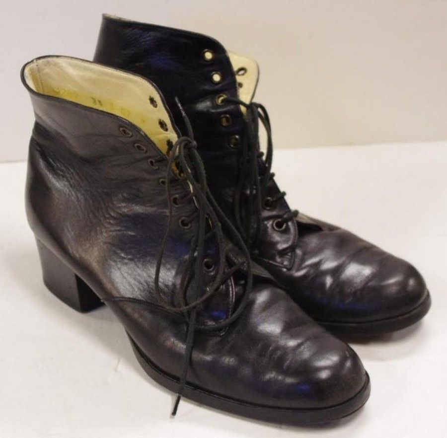 Black Leather Ankle Boots by Robert Clergerie, Size 8.5B - Footwear ...