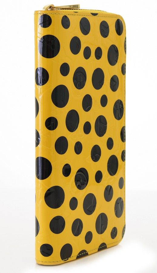 Louis Vuitton X Yayoi Kusama Zippy Wallet Yellow/Black for Women