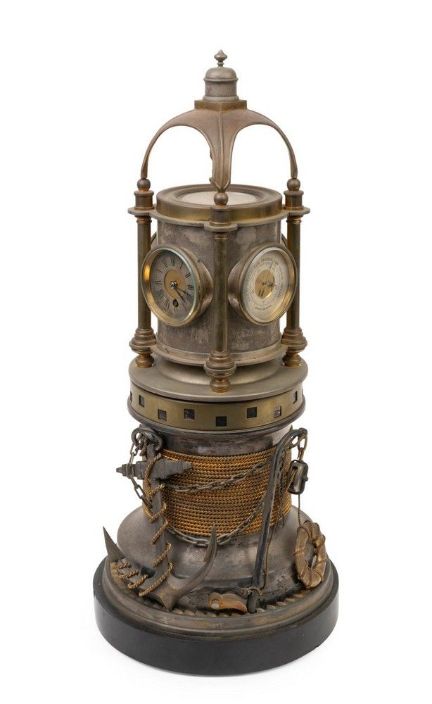 An impressive French Industrial Revolution lighthouse clock… - Clocks ...