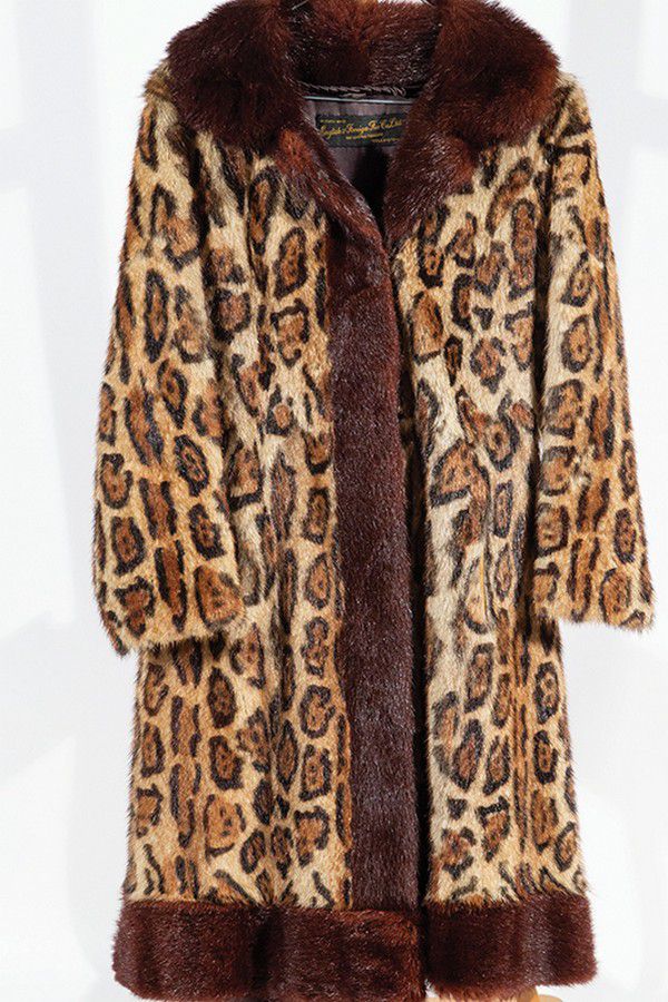 Vintage Leopard Fur Coat - Furs - Costume & Dressing Accessories