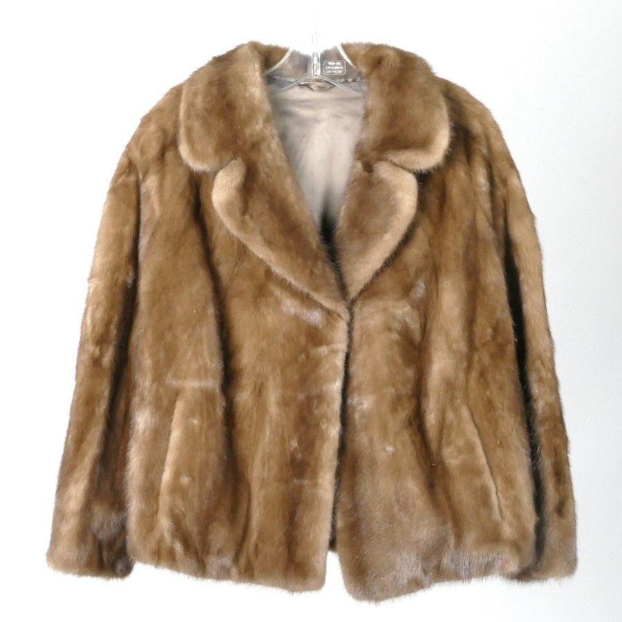 Caramel Mink Jacket with Full Lining - Furs - Costume & Dressing ...