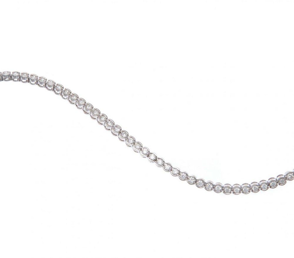 2ct Diamond Bracelet in 18ct White Gold - Bracelets/Bangles - Jewellery