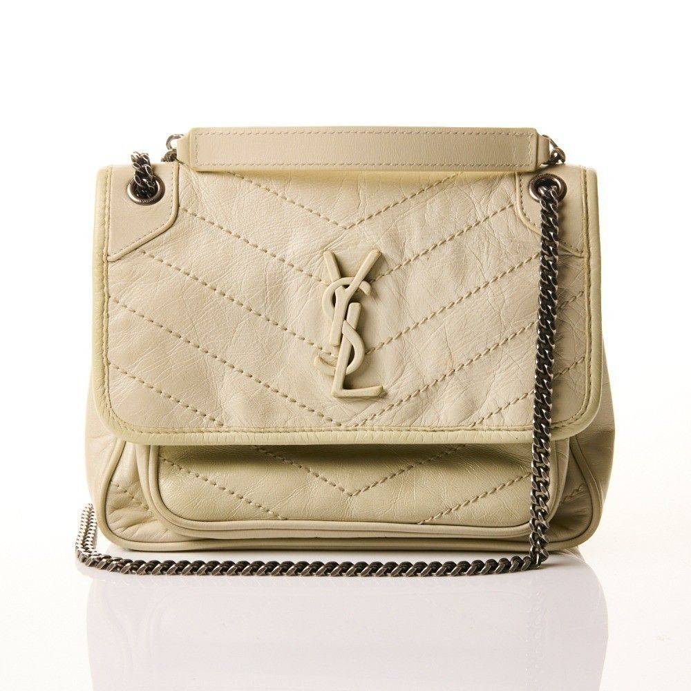 YSL 25S NIKI BABY 22 IN BLACK CALFSKIN GOLD HARDWRE