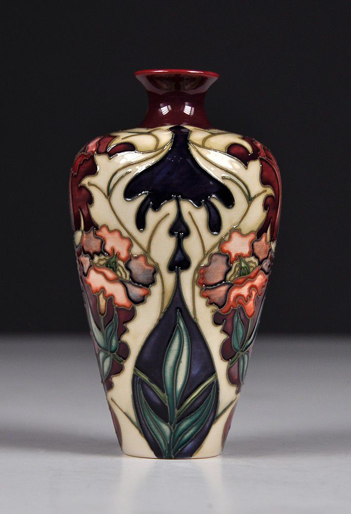 Moorcroft Floral Vase, 16cm Height - Moorcroft - Ceramics