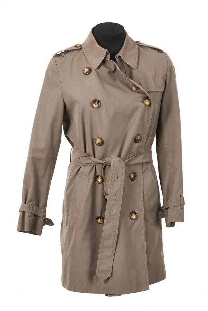 BGD Women Double-Breasted Trench Coat Vest - Khaki - Tinley Park
