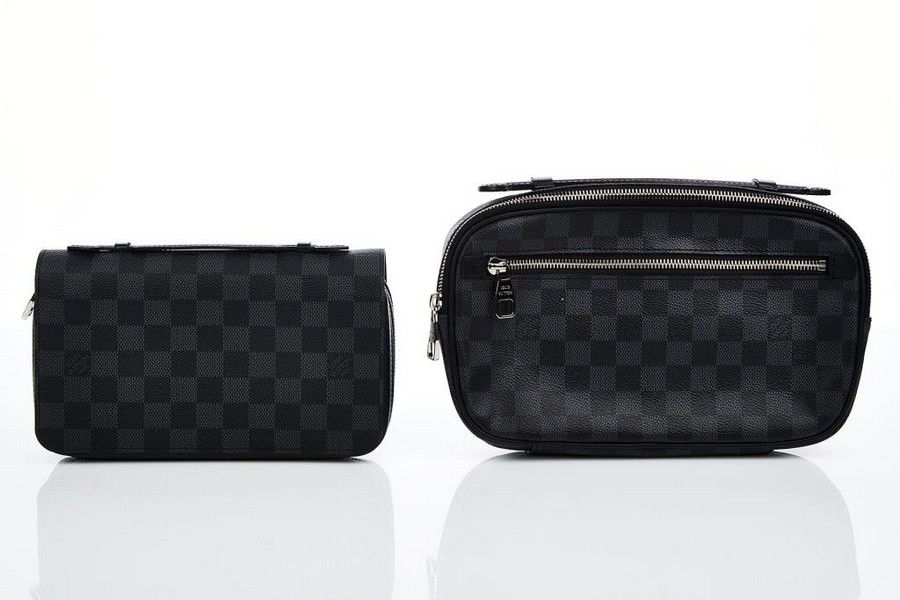 Louis Vuitton, bumbag and Zippy Xl wallet, damier graphite… - Handbags & Purses - Costume ...