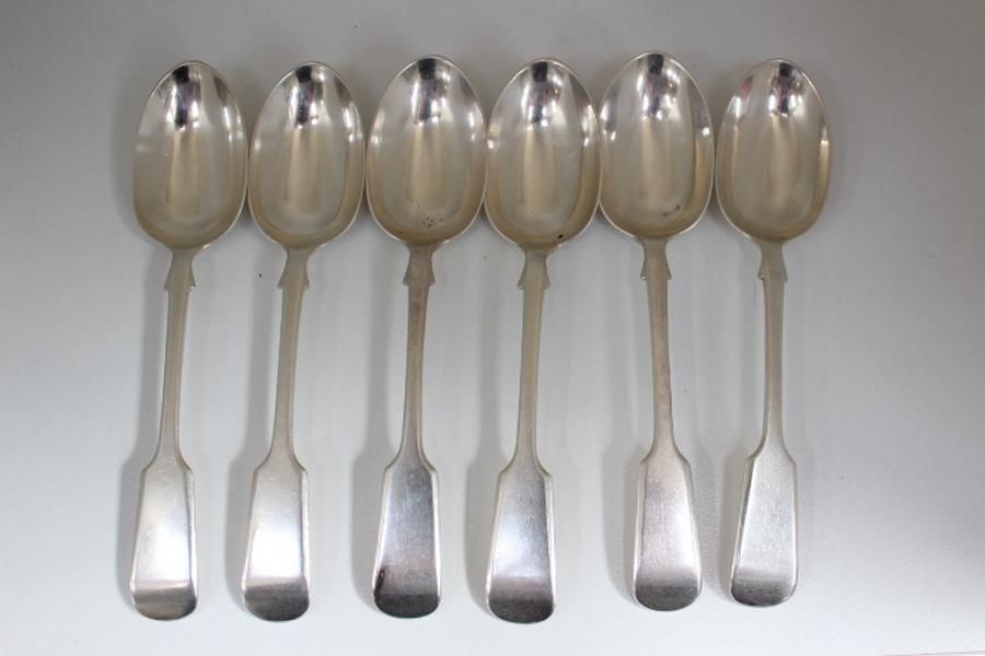 1895 Sterling Silver Dessert Spoons by GMJ, London - Flatware/Cutlery ...