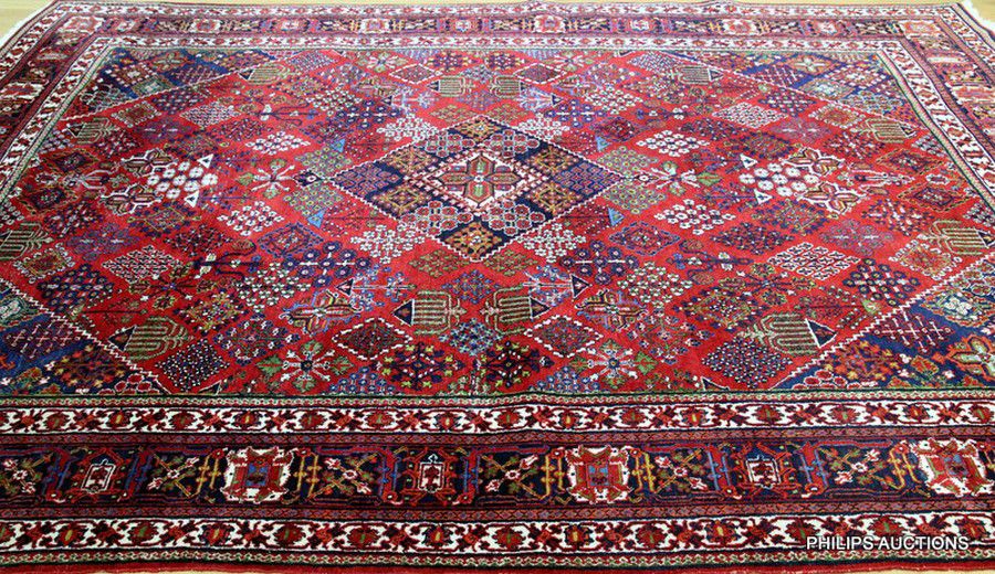 Maymeh Persian Rug with Tribal Design and Vibrant Colors Rugs