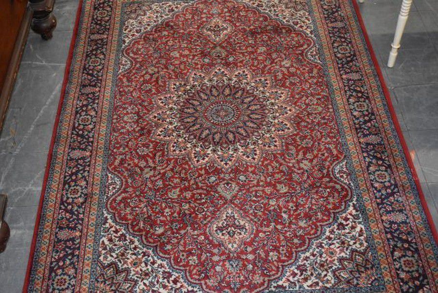 Turkish Fringed Wool Carpet 120x200cm Rugs & Carpets Textiles