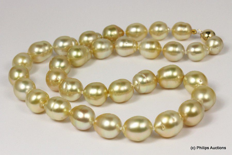 AAA 11 x 15mm Keshi Shape Pearl Necklace | American Pearl