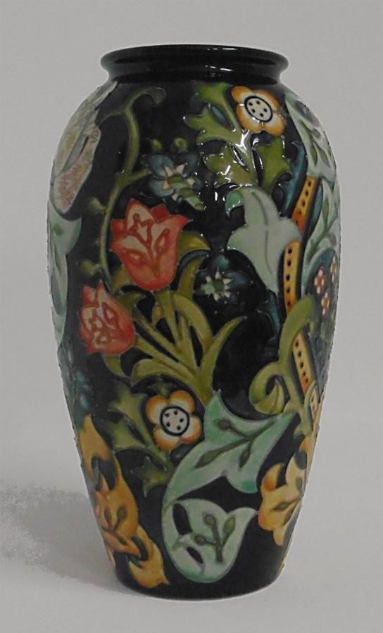 Rare Moorcroft William Morris Golden Lily Vase - 31cm High - Moorcroft ...