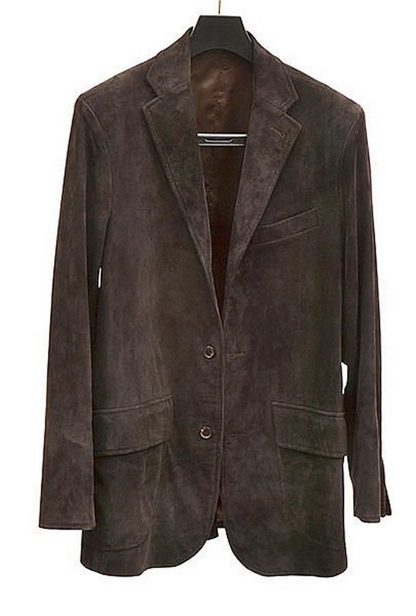 Dunhill Brown Suede Men's Jacket - Size 50 - Clothing - Men's - Costume ...