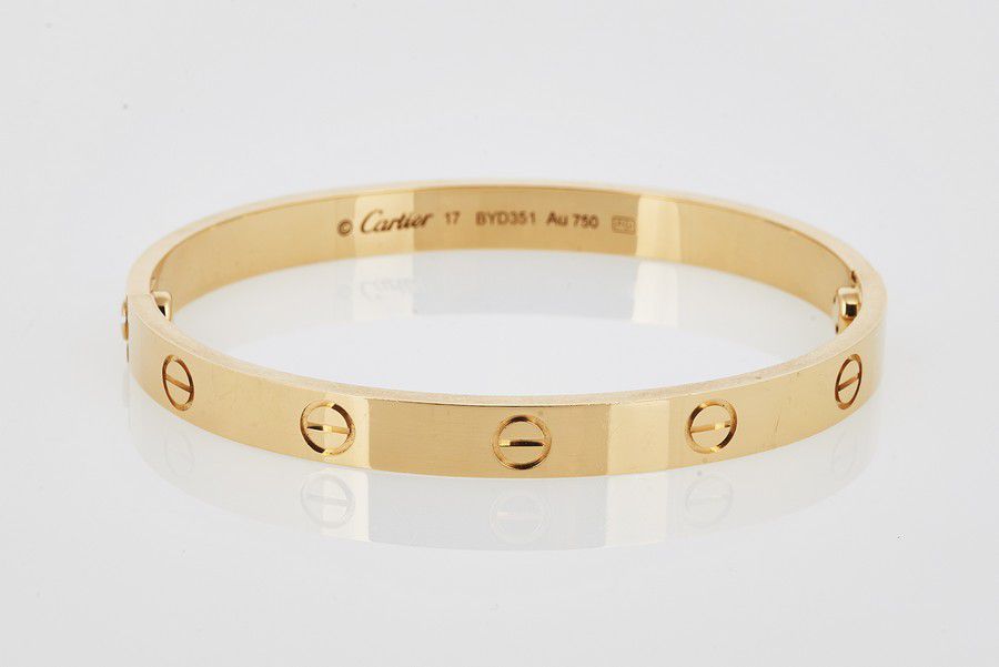 Cartier, love bangle, in 18ct yellow 