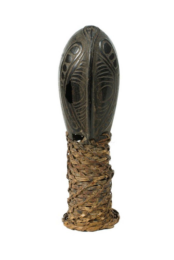 Coconut Phallocrypt from Papua New Guinea - New Guinean - Tribal