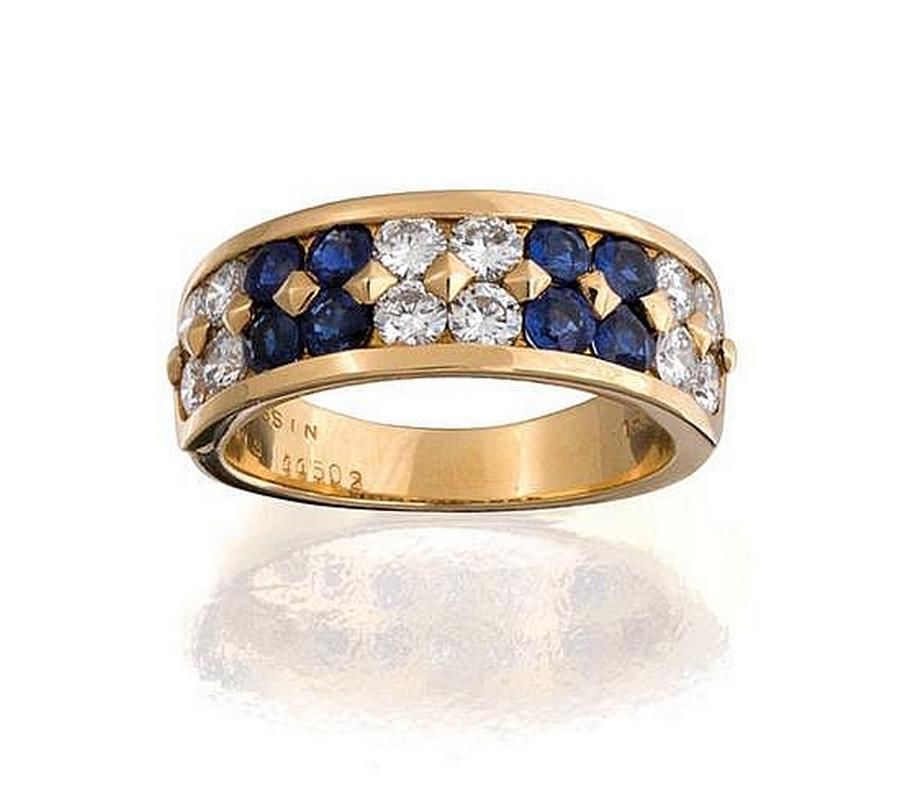 Mauboussin Diamond and Sapphire Ring - Rings - Jewellery