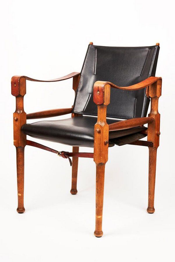 Michael Hirst Australian 1917 2002, Leather Safari Chair Australia