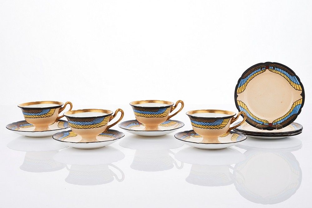 Art Deco Tea Set by Maida Wright, c. 1920 - Australian Themes & Other ...