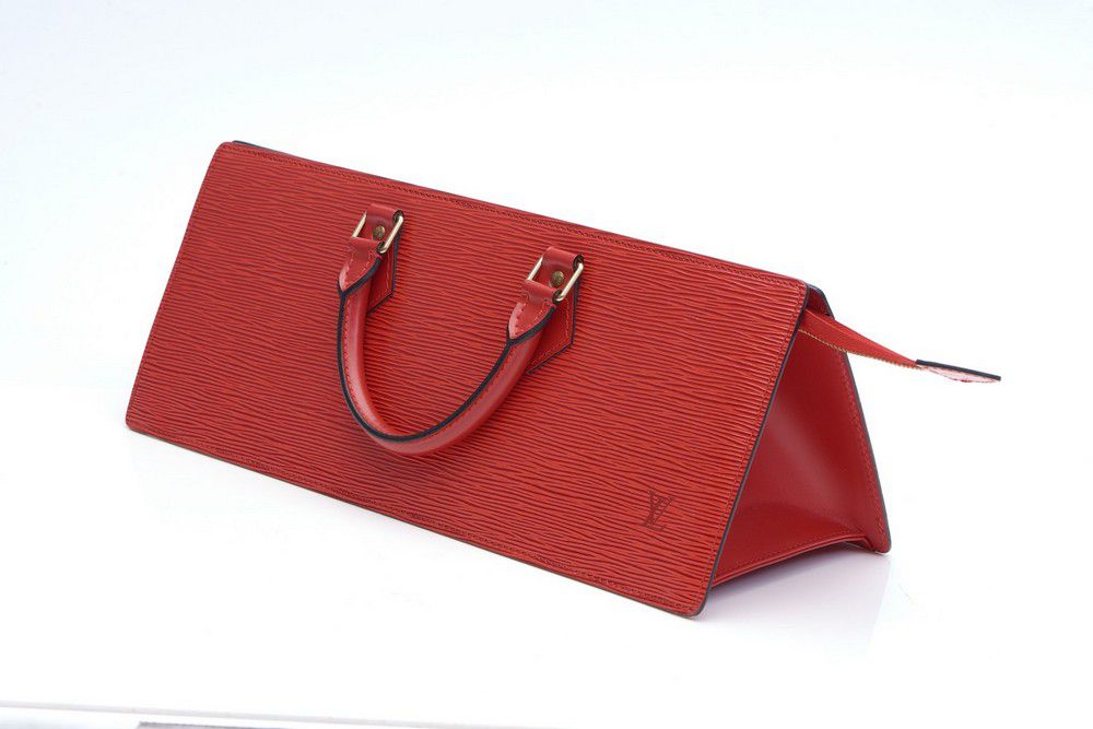 Red Epi Leather Sac Triangle Handbag by Louis Vuitton - Handbags & Purses -  Costume & Dressing Accessories