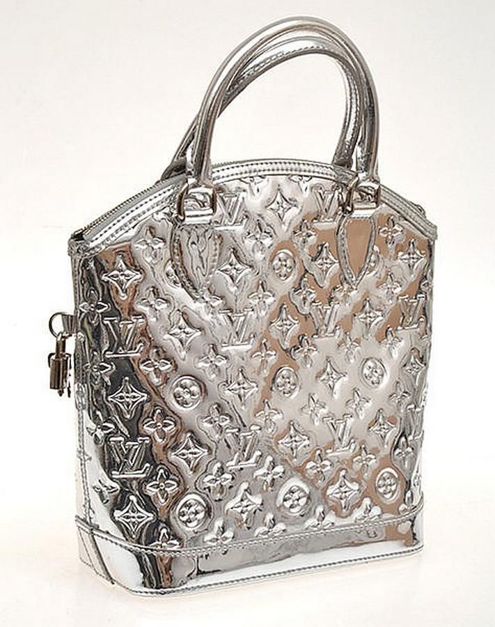 Louis Vuitton Limited Edition Monogram Miroir Lockit Satchel, Louis Vuitton  Handbags