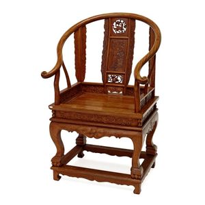 Chinese Huanghuali Horseshoe Chair - Furniture - Oriental