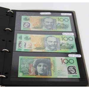 Album comprising Twenty-Two Australian $100 banknotes including…